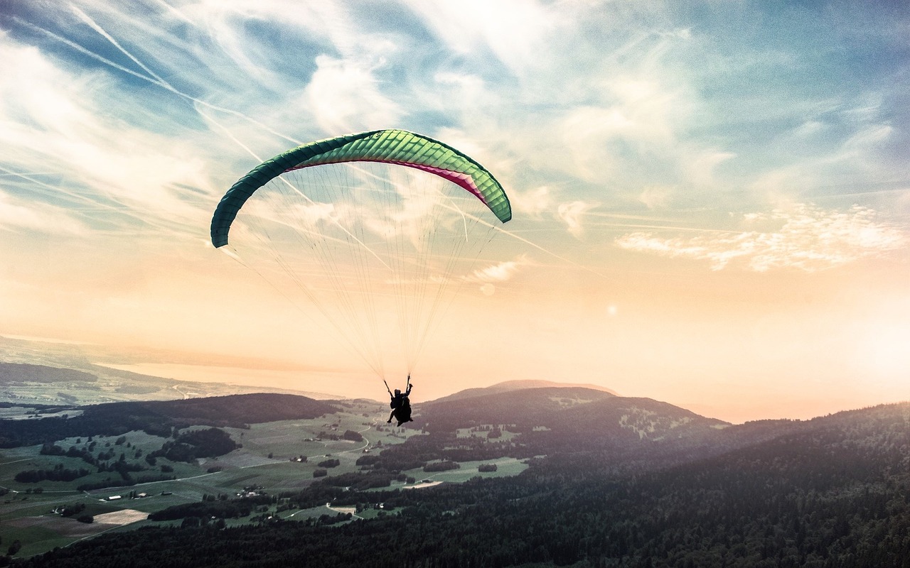 paragliding-dárek k dvacetinám